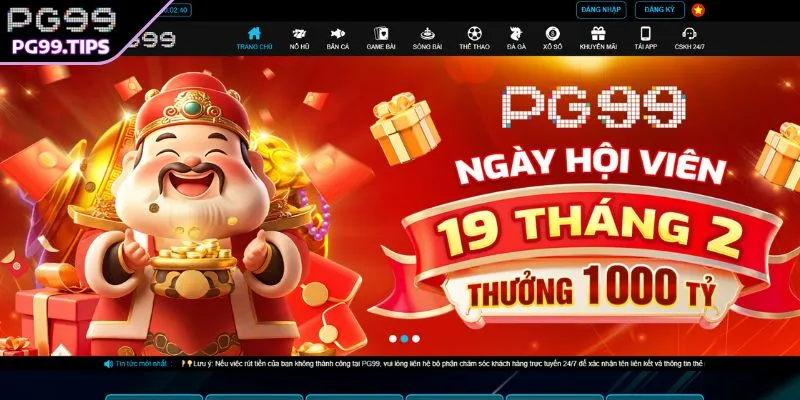 Truy cập trang web chính thức